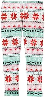 Carter's Girls Fair Isle Cozy Fleece Leggings 5