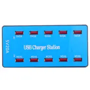 A5B 100W 10 Ports Usb Smart Charging Station With Indicator Light Ac100-240V