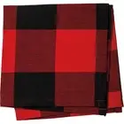 4 Christmas Checkered Red Plaid Cloth Dinner Napkin set Primitives by Kathy