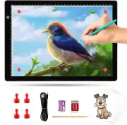 A4 Ultra-thin Portable LED Light Box Tracer with 4 Magnets, Type C USB Power