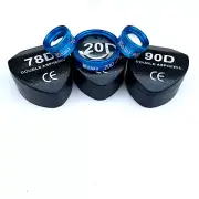 Blue Colour 20D 90D & 78D Diopter Lens With Manual For Eye Examination