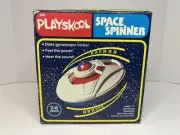 1979 Vintage Playskool #240 SPACE SPINNER Gyroscope Toy UFO Flying Saucer ship