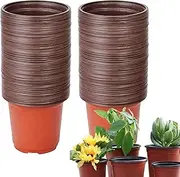 Small Pots for Seedlings - Drainage Planter Seedling Pots - Multifunctional Vegetables Container Plants Nursery Accessories for Gardening Transplanting