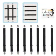 Adjustable Bed Sheet Straps Clips, Elastic Mattress Sheet Fasteners Holder an...