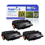 3 PACK CE255A 55A Toner for HP LaserJet Enterprise 500 MFP M525f / P3010 P3015