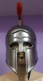 Medieval knight crusader spartan Greek Helmet Corinthian armor helmet
