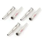Diamond Coated 10mm Diameter Drill Bit Glass Tile Hole Saw 6 Pcs