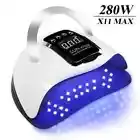 SUN MAX Professional Nail Drying Lamp for Manicure 280W Nails Gel Polish UV LED