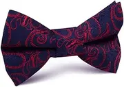 [OTAA] Yazd Red Paisley Kids Bow Tie Red Yazd Red Paisley Kids Bow Tie