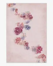 185' x 275' | Machine Washable Runner Rug | Kid & Pet Friendly | Indoor Rug | Clara Soft Rose Rug | Ruggable