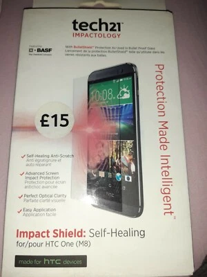 Tech21 HTC ONE M8 T21-4079 Impact Shield Self Healing Screen Protector
