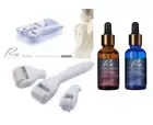 Re Facial Derma Roller All In One Set TITANIUM + Tranexamic Acid Serum + EGF ...