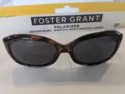 Foster Grant Women's Brown Tortoise Polarized LP 1804 Sunglasses,100% UVA/UVB