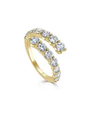 Sabrina Designs 14K 1.97 ct. tw. Diamond Cross-Over Ring