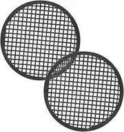 Hoement 2pcs Car Speaker Protective Mesh Cover Loudspeaker Net for Audio Speaker Cabinets Lightweight Durable Easy to Use for Car and Home