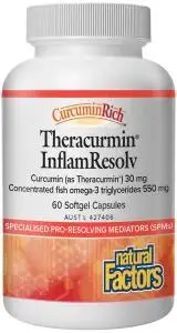 NATURAL FACTORS Theracurmin InflamResolv 60c