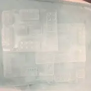 JELL-O Play LEGO Space Adventure Build & Eat Building Block Clear Molds