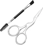OATIPHO 1set Eyebrow Scissor Kit with Comb for Women and Precision Brow Trimming Grooming Scissors for Daily Makeup Styling and Eyebrow Shaping 2pcs