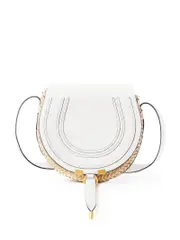 Chloé Small Marcie Cross Body Basket in White
