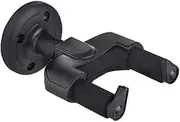 SWOOMEY 4Pcs Detachable Wall Mount Guitar Hangers Auto Locking Grip with Base Black Easy Installation for All Guitar Secure Holder for Acoustic Electric Bass Guitars