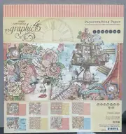 Graphic 45 *Imagine Collection* 8x8 Paper Pad Original 2016 2 Sided NEW