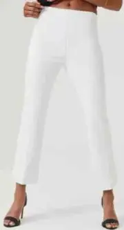 Spanx Women's On-the-Go Kick Flare Pant 20373R Classic White New size Small (S)