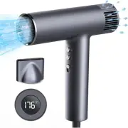 TurboSpeed Ionic Hair Dryer - Compact, 160,000 RPM, Frizz-Free Shine