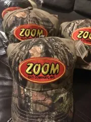 Lot Of 3 Zoom Country Girl Caps Mossy Oak Camo OSFM Adjustable Fishing Hat