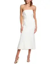 Tadashi Shoji Solid Midi Dress