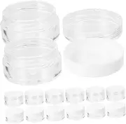 ASAKKURA Travel Cosmetic Containers Lids 24pcs Plastic Jars for Cream Toiletries Essential Oils