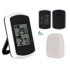 Digital LCD Thermometer Temperature Wireless Transmitter Meter Indoor/Outdoor