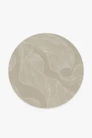 185' Round | Machine Washable Runner Rug | Kid & Pet Friendly | Indoor Rug | Sana Stone Rug | Ruggable