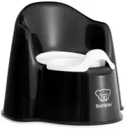 BabyBjorn: Potty Chair - Black/White