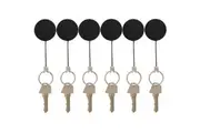 Rexel Retractable Key Holder Heavy Duty With Key Ring Hangsell 6 Pack