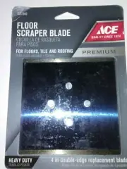 ACE HEAVY DUTY FLOOR SCRAPER BLADE 4" DOUBLE-EDGE REPLACEMENT BLADE 1527340