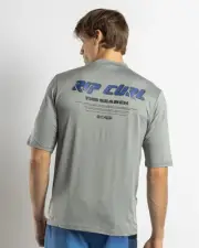 Rip Curl Quest Lockup Short Sleeve Rash Vest