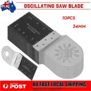 10x Multi Tool Bi-metal Oscillating Saw Blades For Fein Bosch Multimaster Makita