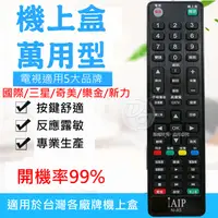 在飛比找PChome24h購物優惠-iAIP 2合1電視專用+機上盒萬用遙控器 N-A5