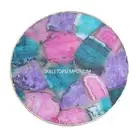 Mix Natural Agate Table Top, Round Table, Side Table, Coffee Table, Patio Table