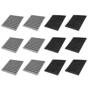 1X(12 Pack Self-Adhesive Acoustic Panels,12x12x1 Inch Sound Proof Foam8286