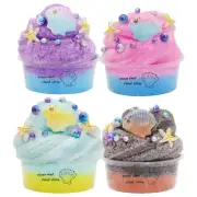 Jelly Cube Slimes 60ml Delicate Stress Relief SlimeToy Soft Clay Floam for Kids