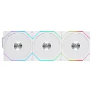 Lian Li (3-Pack) UNI FAN TL 120 Wireless 120mm RGB 4-Pin PWM Fan - White (12TL1W3W)