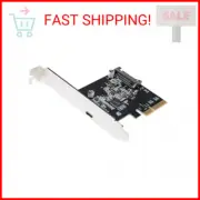 IO CREST USB-C 3.2 Gen 2x2 Type-C 20 Gbps PCI-e Gen 3 x4 Expansion Card SATA Pow