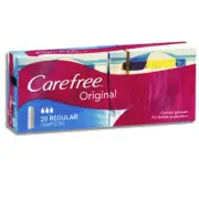 Carefree Original Tampons Regular 20 pack