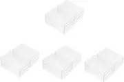 jojofuny 24 Pcs Compact Cassette Tape Holder Storage Box Plastic Record Storage Case Audio Cassette Organizers