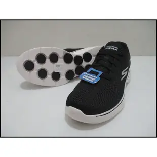 SKECHERS GO WALK 7 健走鞋 休閒鞋 氣墊 男款 免綁鞋帶 黑白 216636BKW