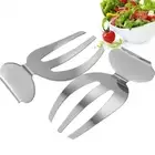 Silver Salad Fork Non-stick Cooking Tools Salad Server Kitchen Supplies