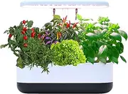 LIUHD Hydroponics Growing System,Hydroponic Herb Garden Kit Smart Multi-Function Growing Led Lamp for Flower Vegetable Plant Growth Light
