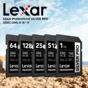 Lexar Professional Silver PRO 512GB 256GB 128GB UHS-I U3 V60 SDHC SDXC SD Card
