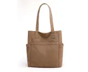 Women Laptop Tote Bags Canvas Handbag Purse Shoulder Bag Cloth Solid Color Women's Bag with Canvas Women's Bag